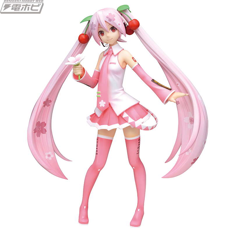 春の訪れを告げる「桜ミク」がセガプライズでリアルフィギュア化