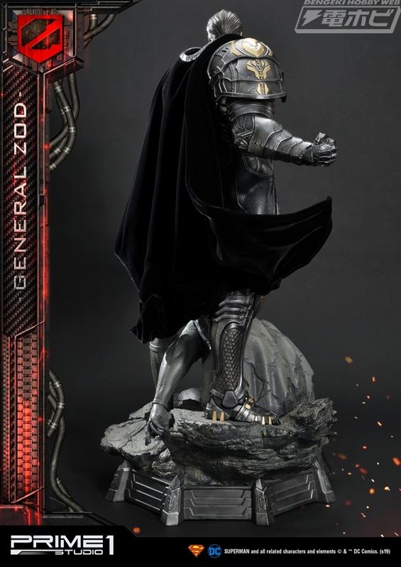 SUPERMAN』ゾッド将軍が全高約85センチのスタチューに！スーパーマンの