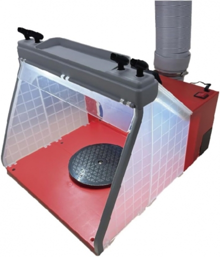 室内塗装の臭いを吸引！LEDライト装備＆折りたたんで持ち運べる