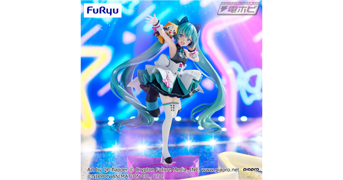 初音ミク×ラスカルが夢のコラボ！サイバーフューチャーな姿でプライズ