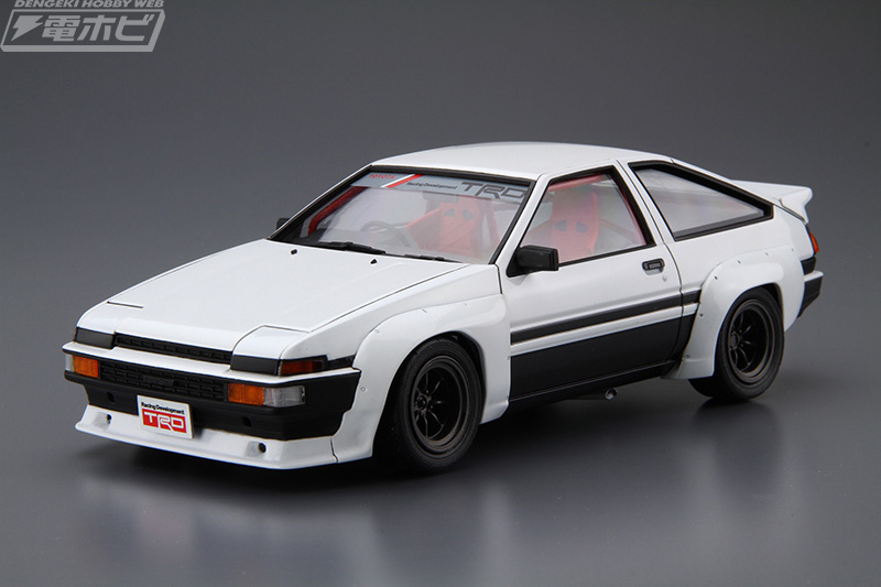 フルエアロ仕様のAE86トレノがアオシマの「ザ☆チューンドカー