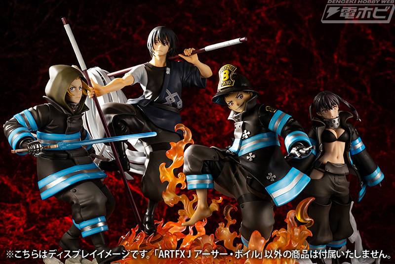 炎炎ノ消防隊』新門紅丸とアーサー・ボイルがフィギュア化