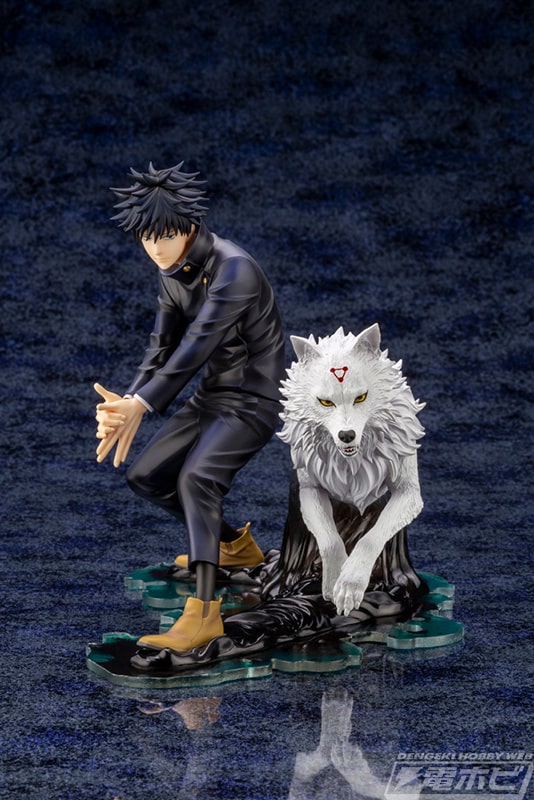 呪術廻戦』伏黒恵が十種影法術により式神を操るポージングでフィギュア