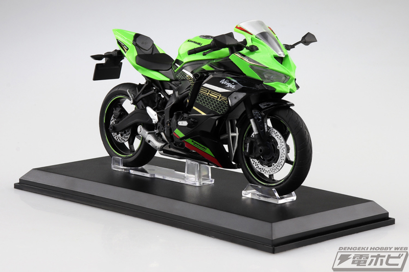 高い人気を誇る「Ninja ZX-25R」が完全新金型でアオシマ「SKYNET
