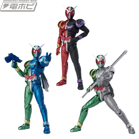 仮面ライダーW』ハーフチェンジしたバリエーションフォームが食玩