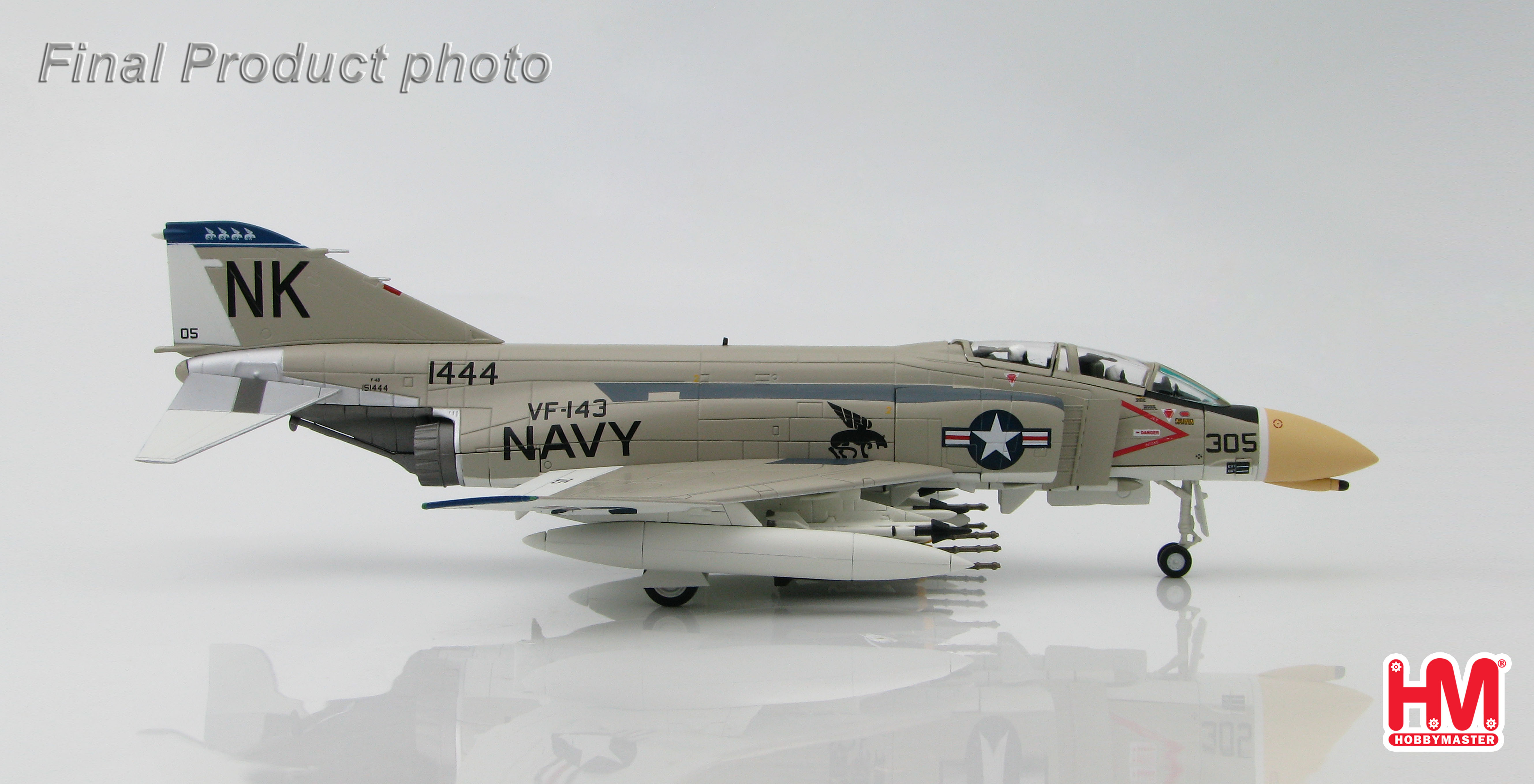McDonnell Douglas F-4B Phantom II 151444, VF-143, USS
