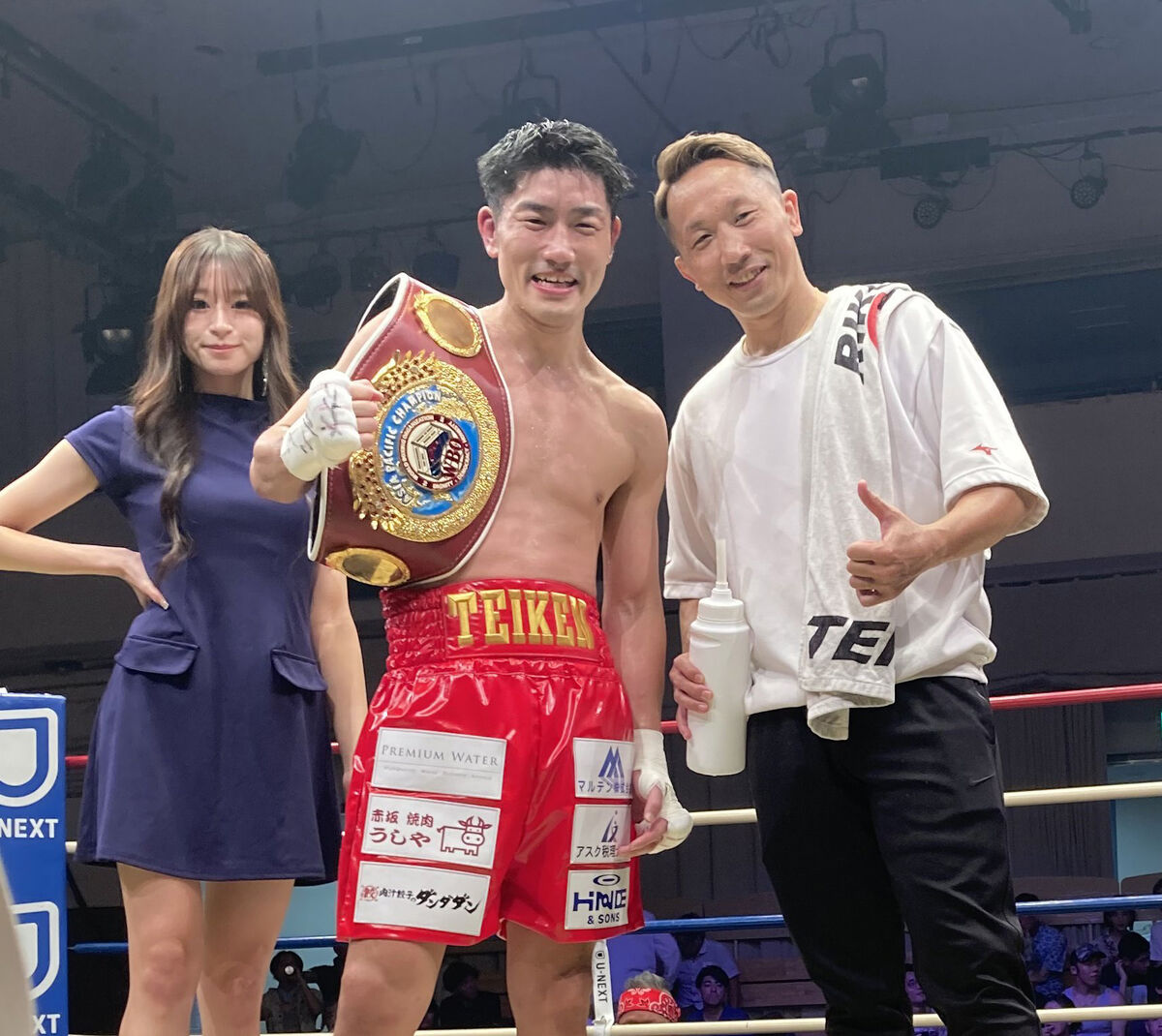 藤田健児がKOで3度目の防衛に成功 初のテンカウント勝利に「KO