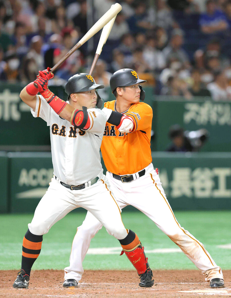 巨人】浅野翔吾「ちっさい（坂本）勇人さんです」フォーム参考に大先輩