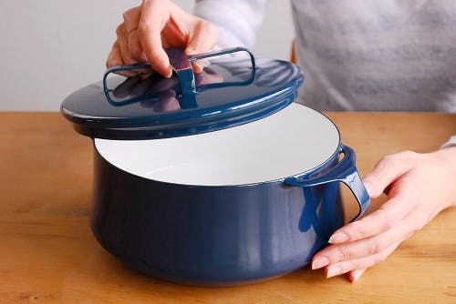 近日廃盤予定】DANSK/ダンスク/コベンスタイル2/両手鍋 18cm（青