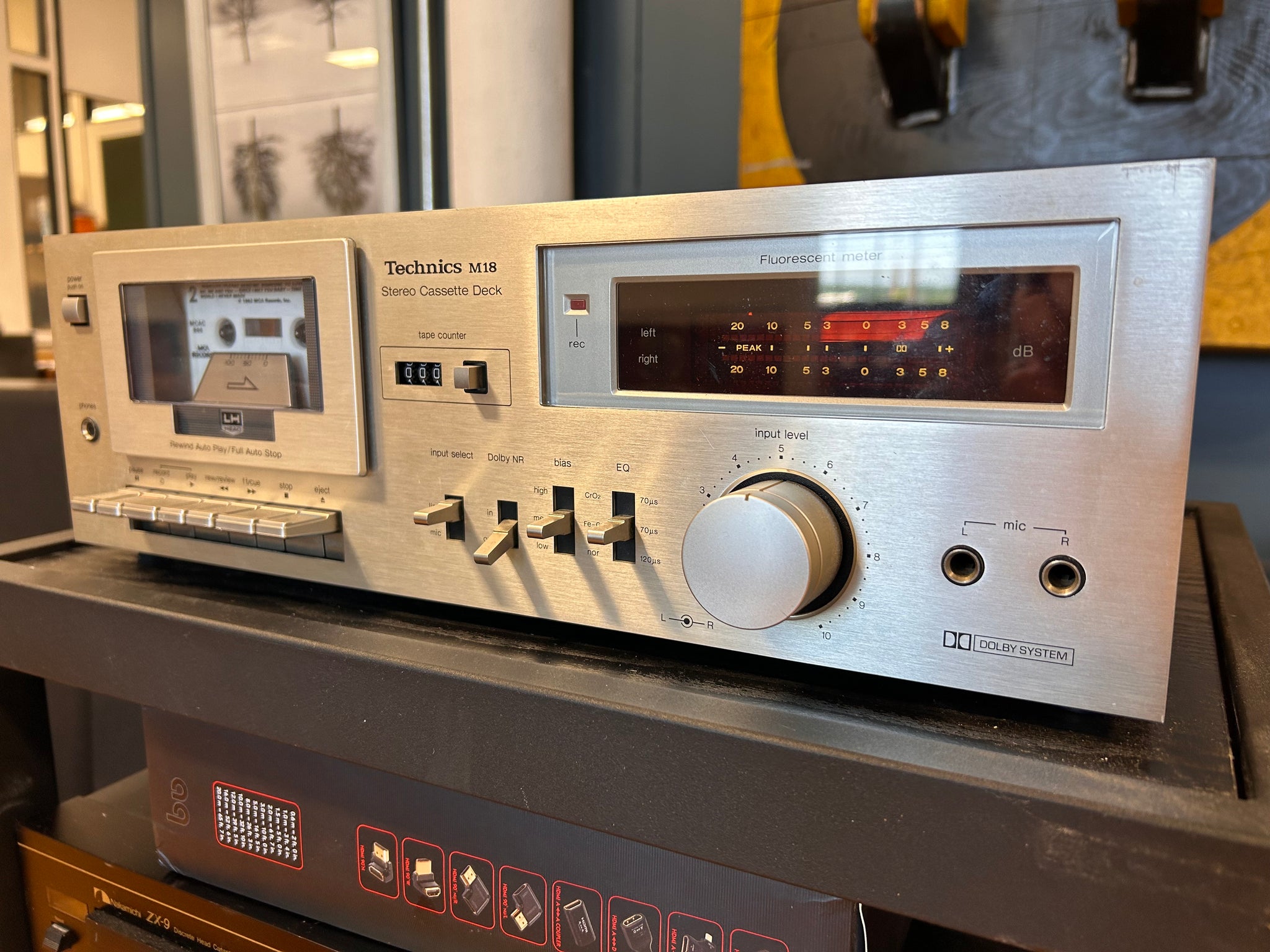 Technics RS-M18 Stereo Cassette Deck w/ Dolby – Holt Hill Audio
