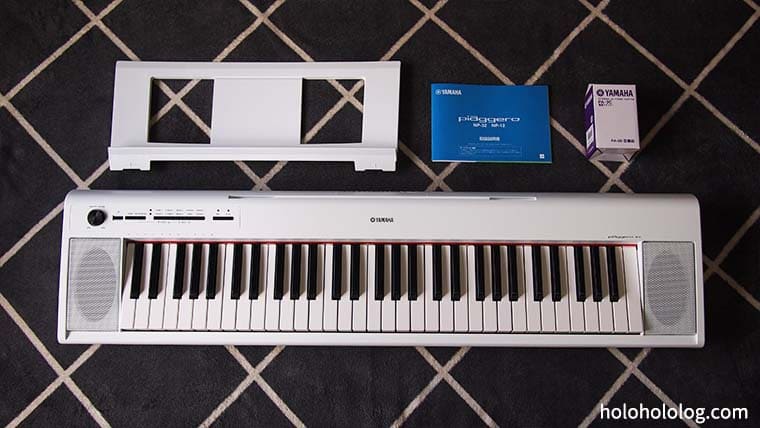 ヤマハのキーボード『ピアジェーロ/NP-12』を購入して使った感想｜Holoholo