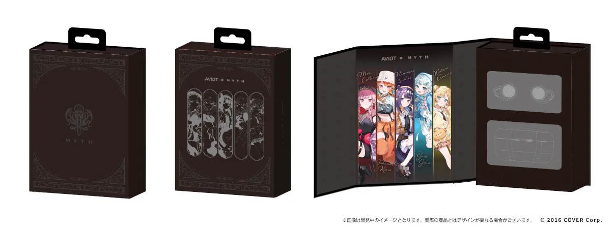 AVIOT x ホロライブEnglish -Myth- コラボイヤホンの予約販売が開始