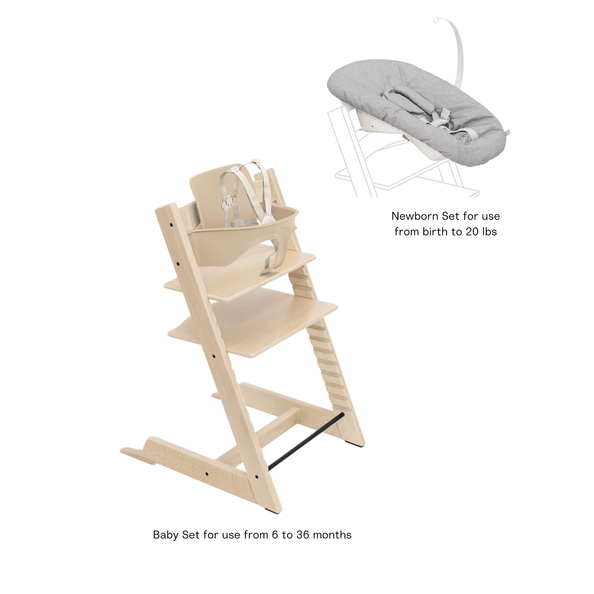 Stokke Tripp Trapp High Chair² with Newborn Set – Hopscotch Kids