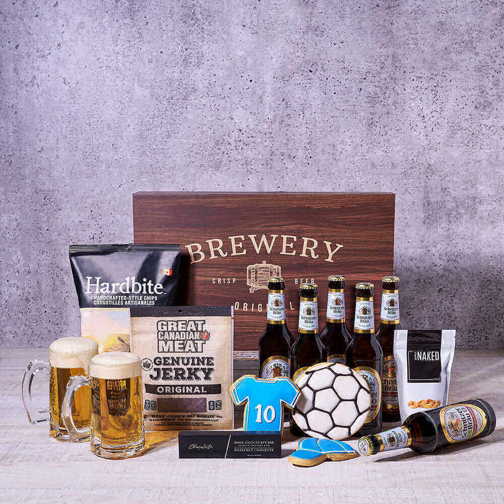 Soccer & Beer Lover Gift Box - Beer gift baskets - Hops Collective