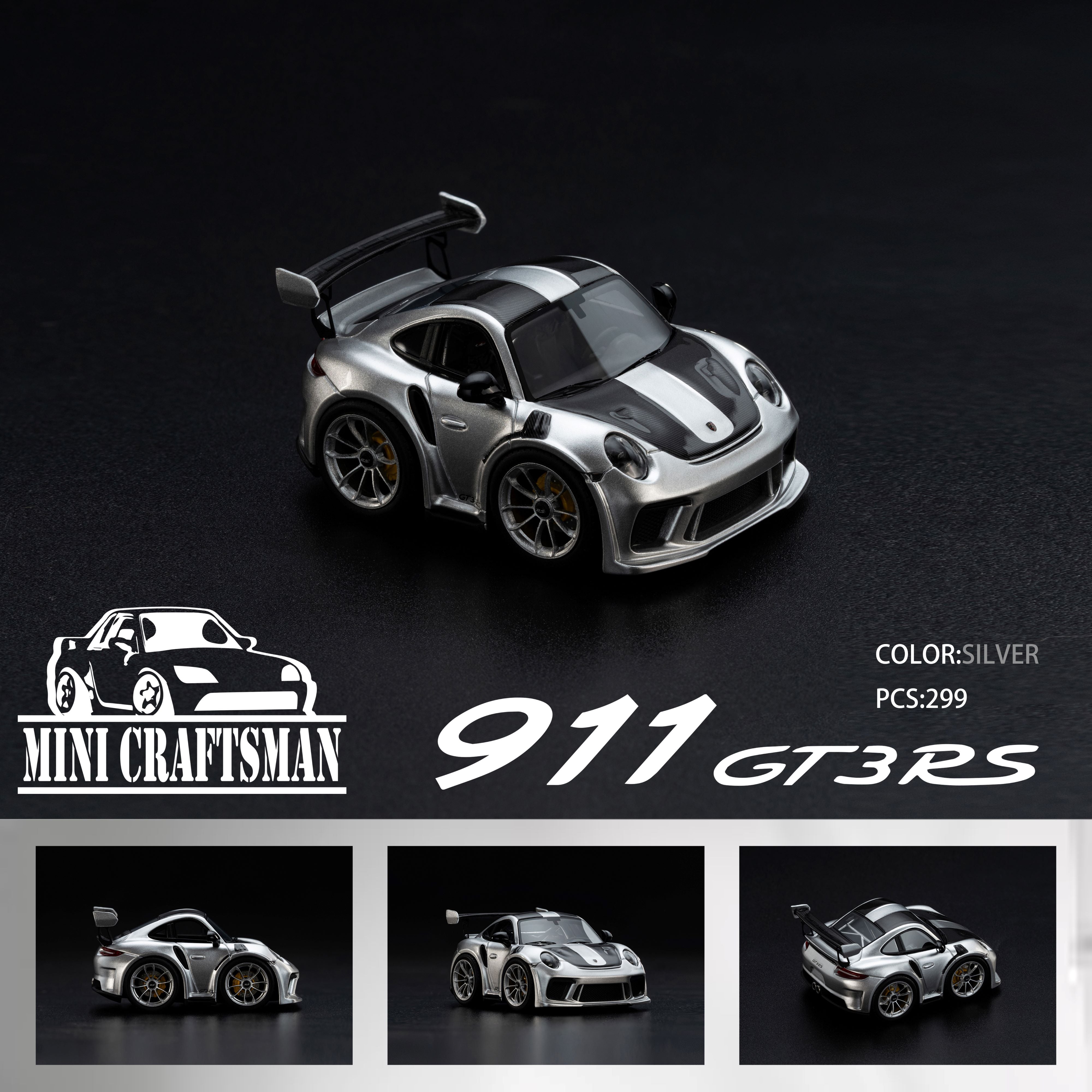 MINICRAFISMAN 1:64 911 GT3RS (2 Colors) – Horizon Diecast