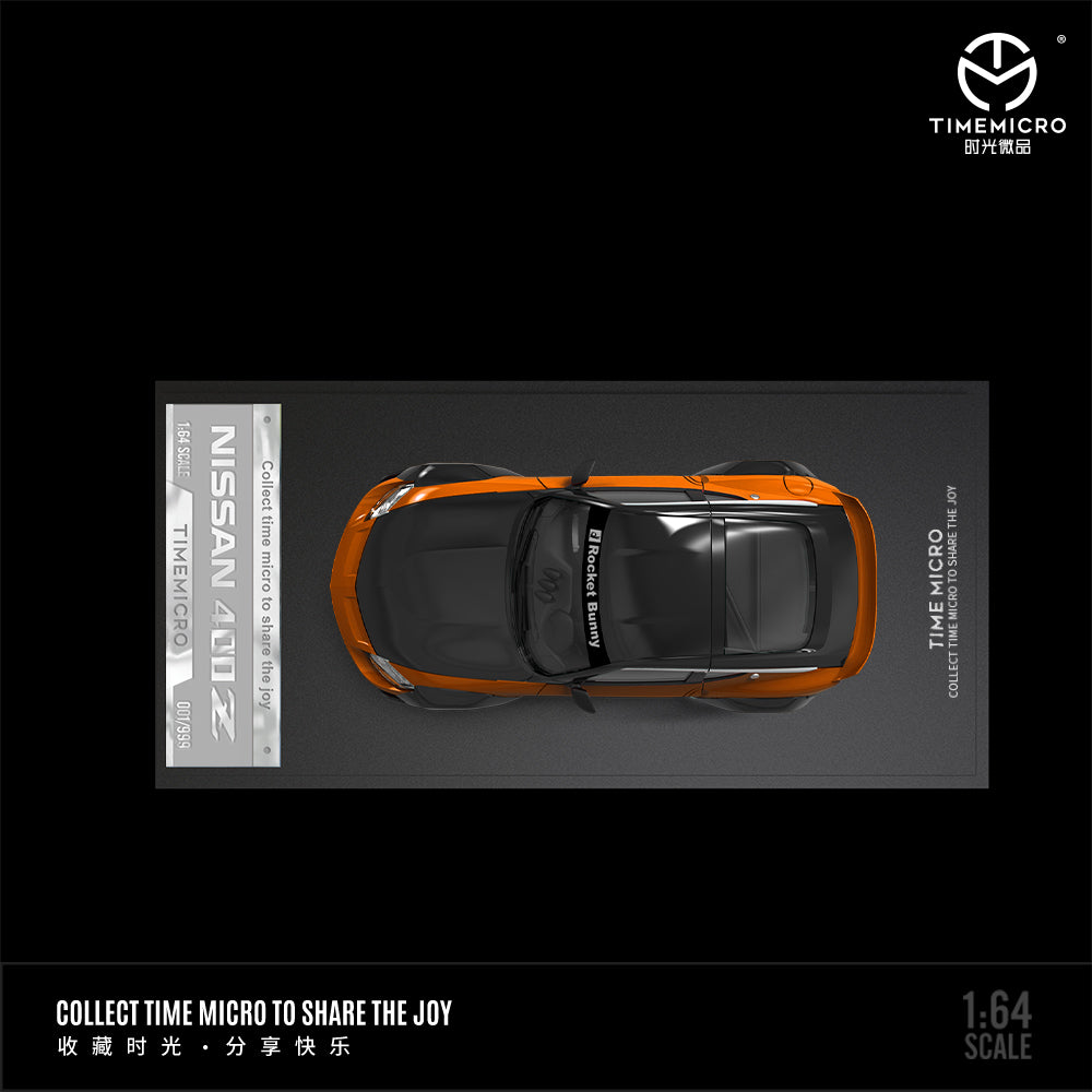 Time Micro 1:64 Nissan 400Z Metallic Red Black And Orange Black (4