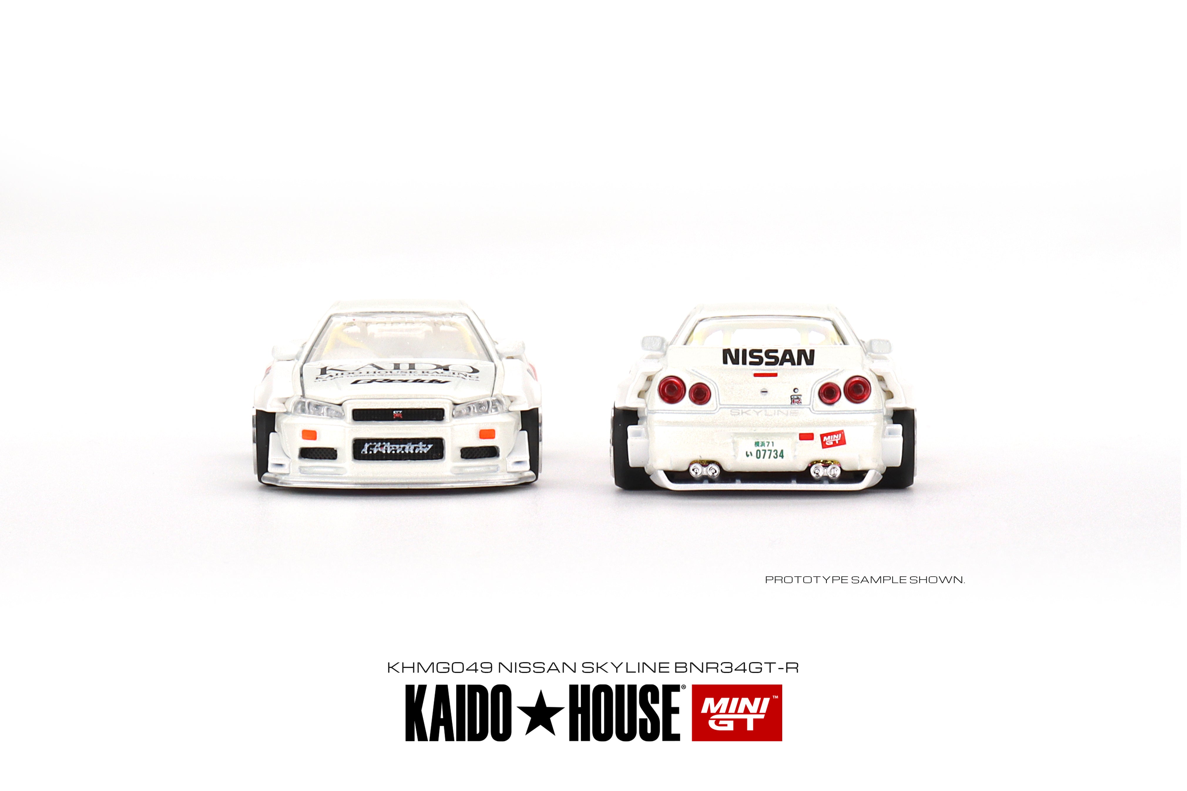 Kaido House + Mini GT 1:64 Nissan Skyline GT-R (R34) Kaido Works