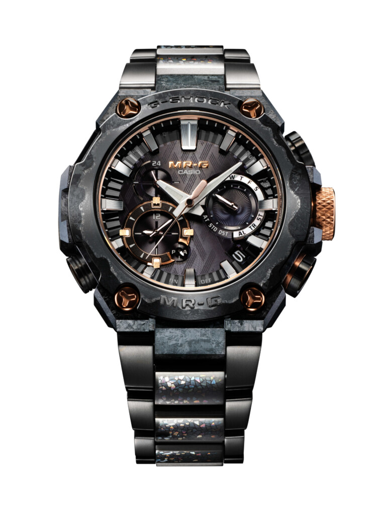 G-SHOCK”世界限定800本 燦々と輝く日本刀をモチーフにした“MR-G” 刃文