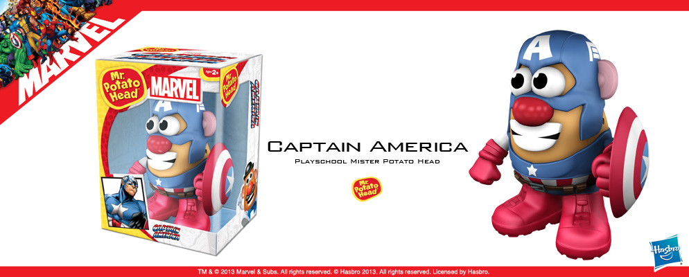 マーベル・コミック』【ミスター・ポテトヘッド】キャプテン・アメリカ
