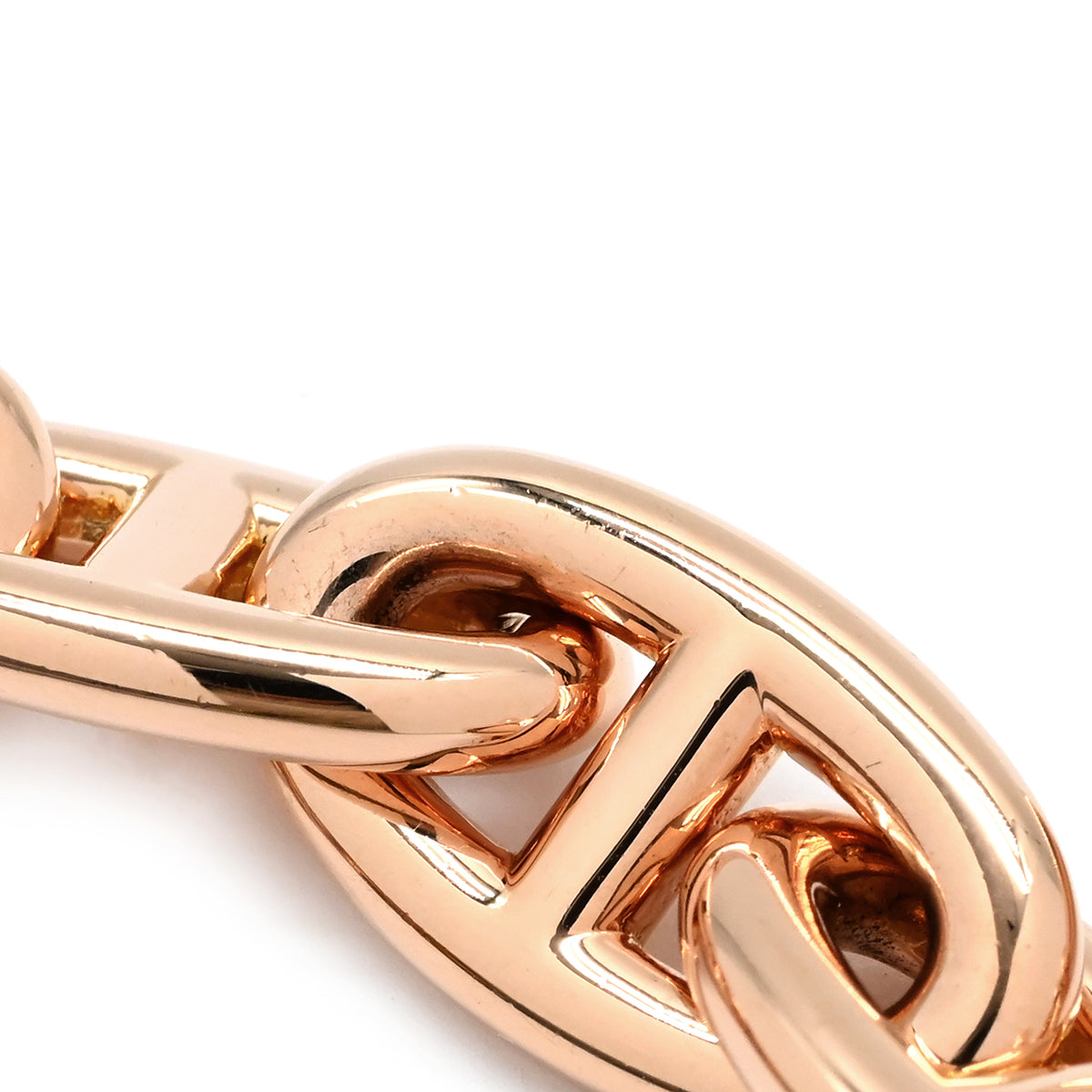 エルメス HERMES シェーヌダンクル GM ローズゴールド ブレスレット