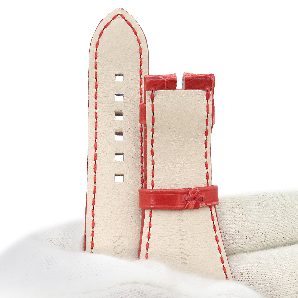 ハリーウィンストン Harry Winston レッド クロコダイル 腕時計パーツ