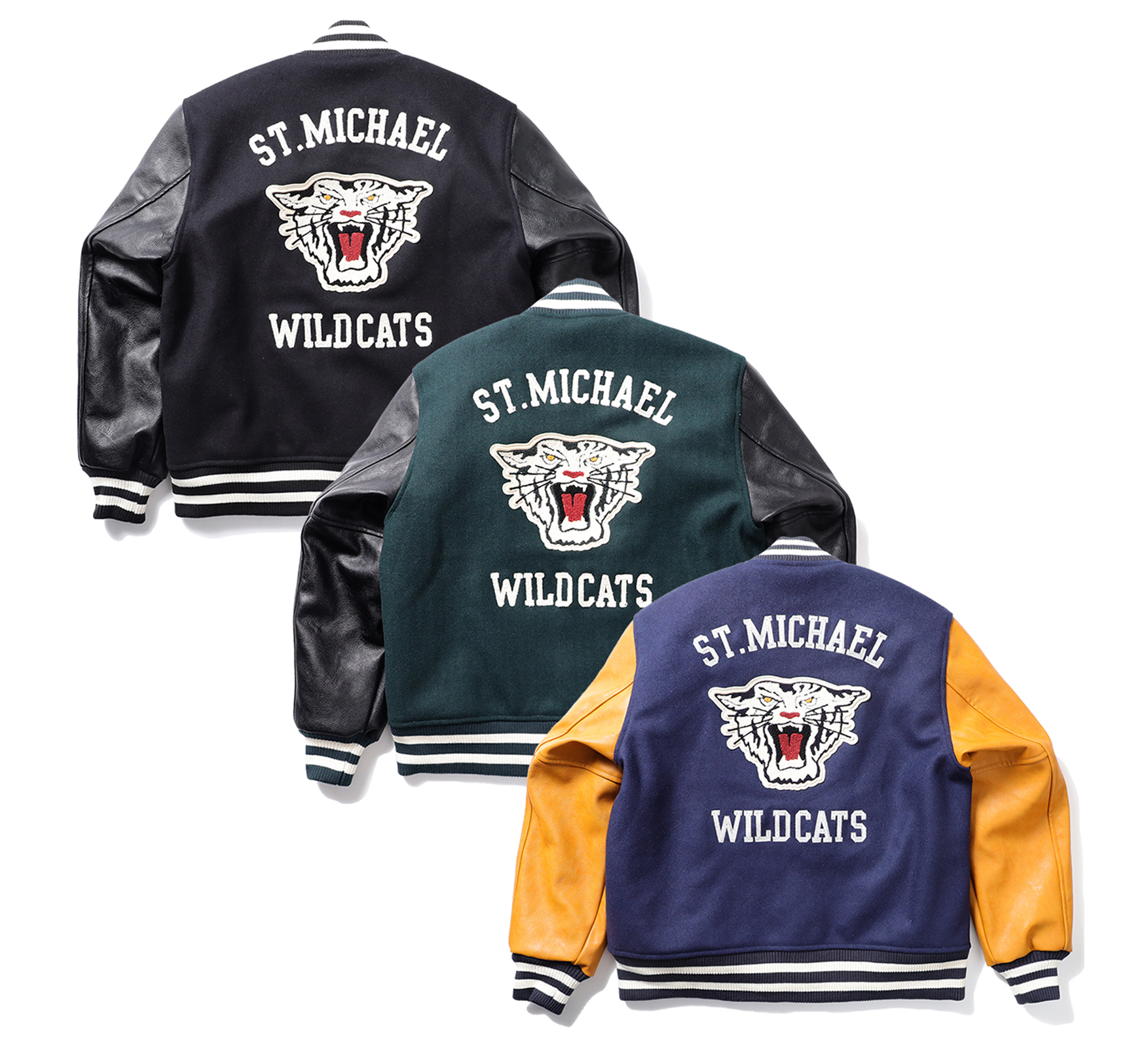 MELTON AWARD JACKET (WILD CAT) ｜ HOUSTON-BOOK