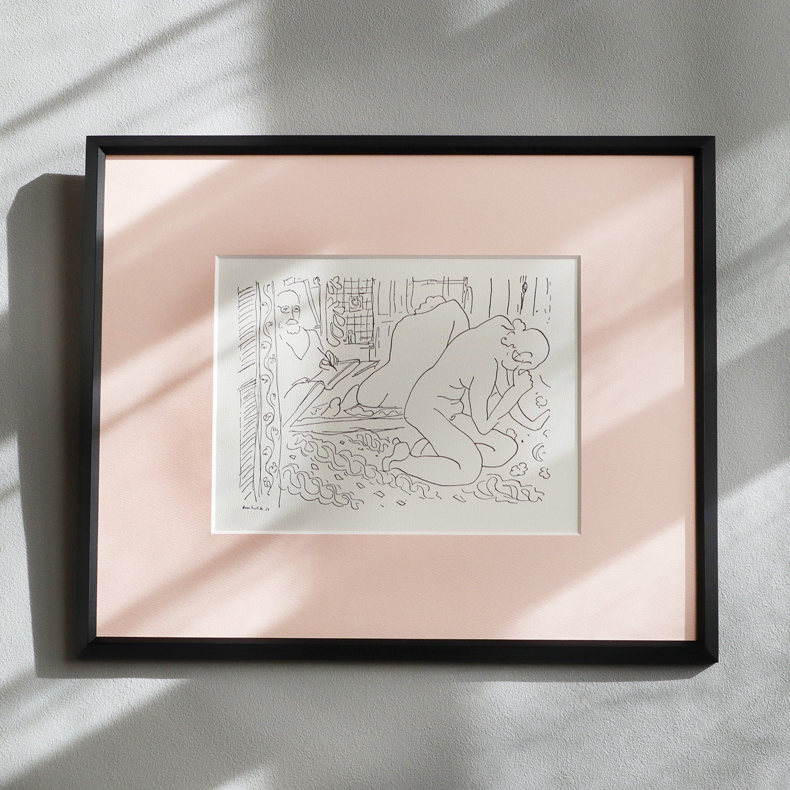 アンリ・マティス 「線画 1937」アートポスター｜モダンインテリアに