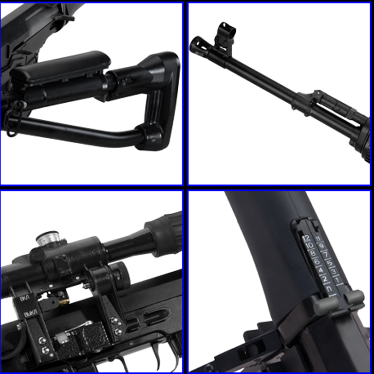 ARES SR-008 ドラグノフSVD スコープ＆バイポッド付属 | 鉄道模型