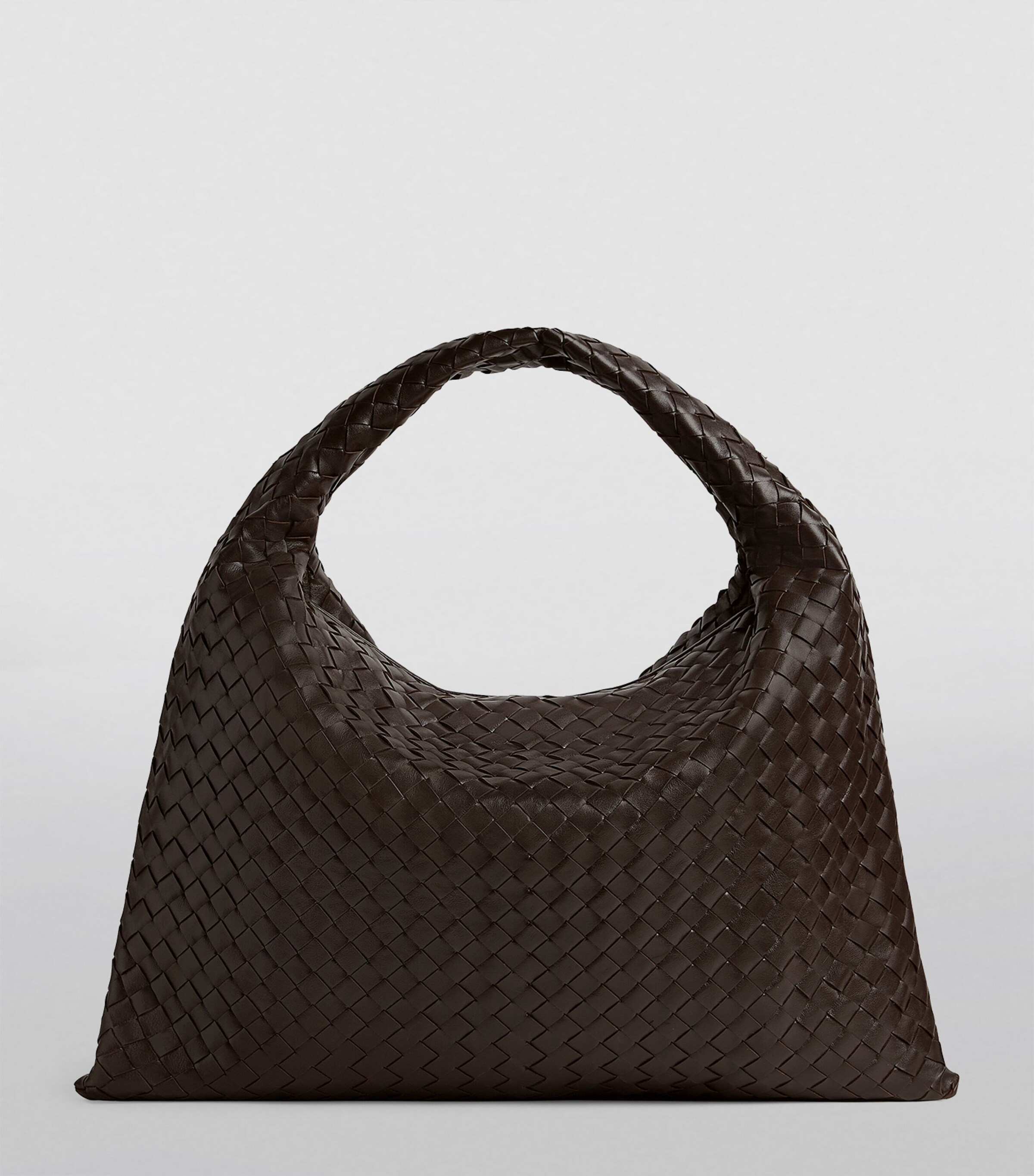 Bottega Veneta Brown Large Leather Hop Shoulder Bag | Harrods US