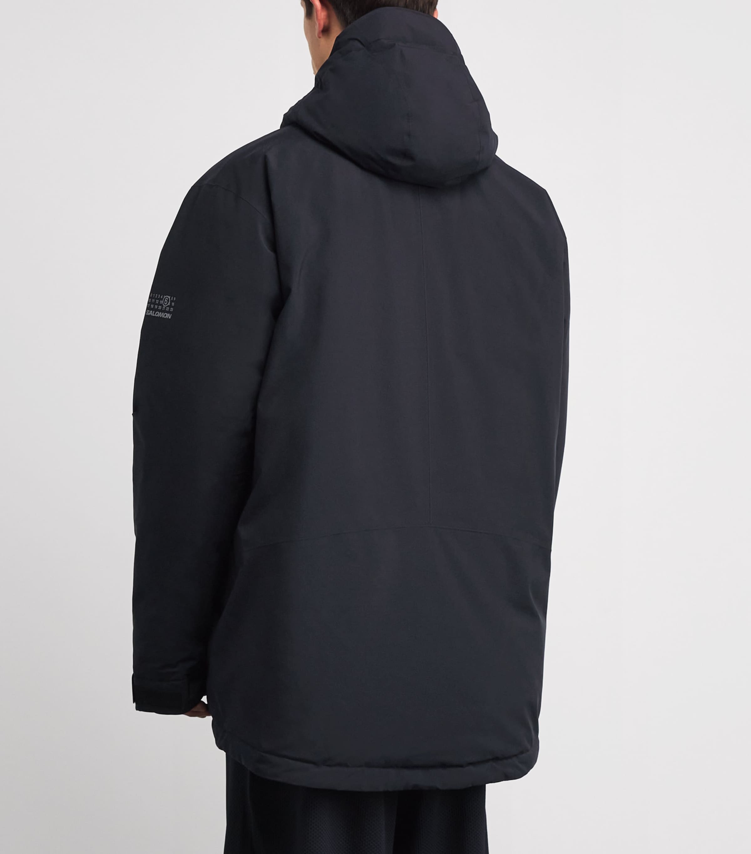 MM6 Maison Margiela Black x Salomon Technical Down Jacket | Harrods UK