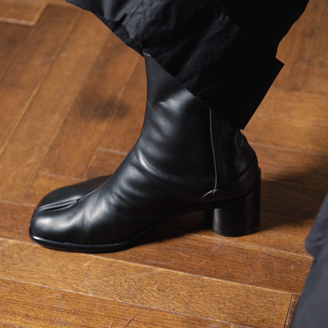 メゾンマルジェラのタビブーツ6cm ヒール 【YouTube解説付き】 | HUES