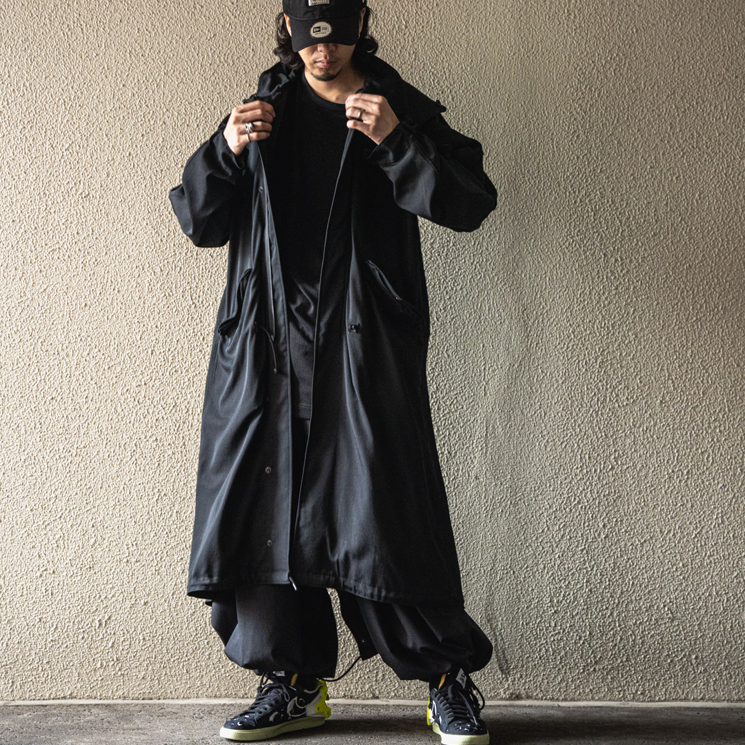 YOHJI YAMAMOTO ギャバジンモッズコート | HUES 福岡セレクトショップ