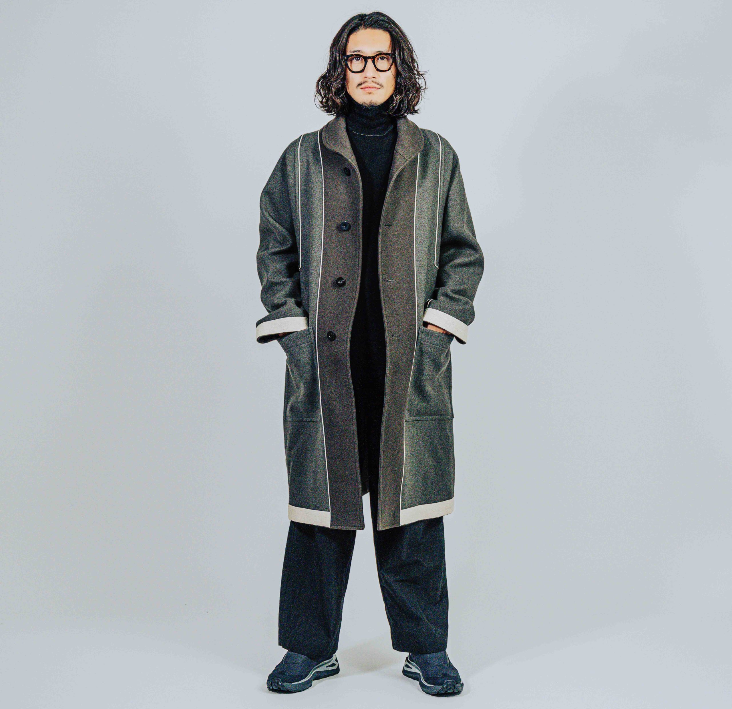 イレニサのリバーシブル ショールカラーコート | HUES 福岡セレクト