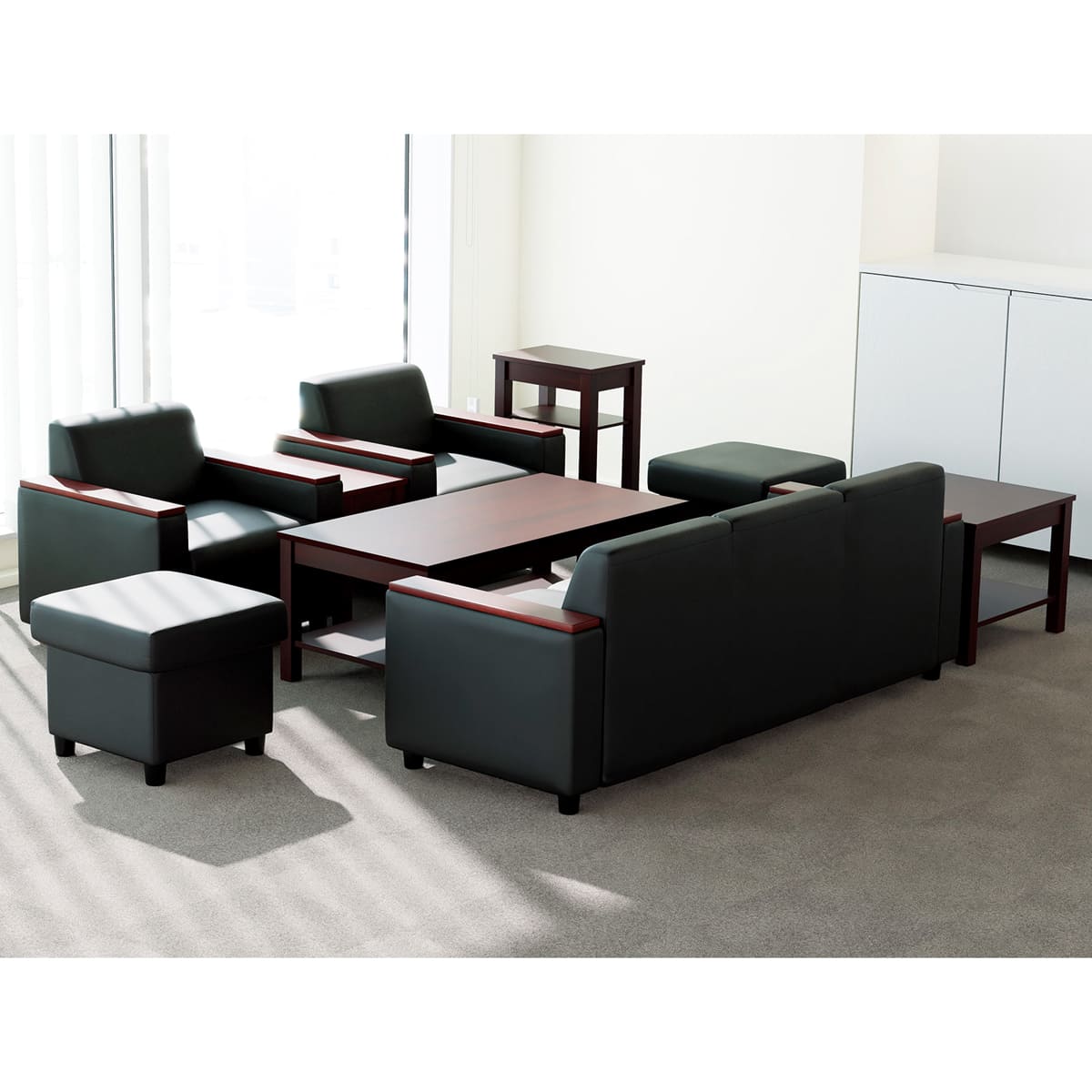 トレッタ ビニールレザー張り 応接セット｜アイコ（AICO）のソファ