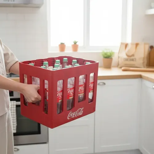Caixa De Coca-cola Retornável 2l Com 12 Garrafas - Usadas