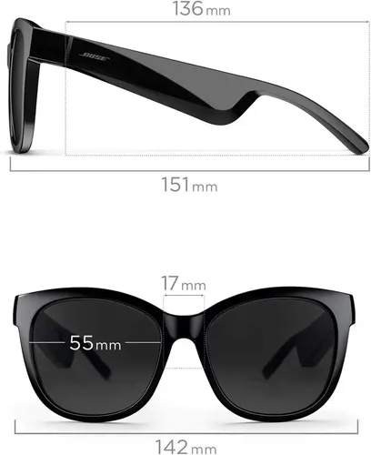 Bose Frames Soprano Style Óculos De Sol Bluetooth Áudio Preto