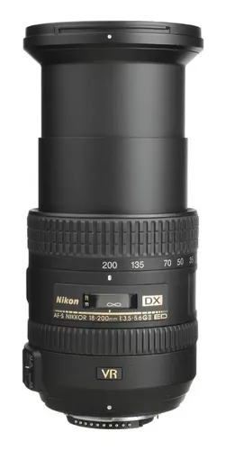 Lente Nikon 18-200mm F/3.5-5.6 G If-ed Af-s Dx Vr Ii | MercadoLivre