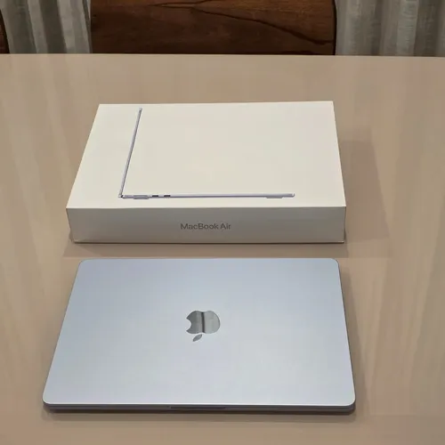 Macbook Air 13 Apple M4 / 16gb / 256gb / Cx Aberta Mas Novo Azul