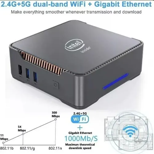 Mini Pc Intel Nuc, Quad-core 2.9ghz 8gb Ram 256g Ssd 127/220v