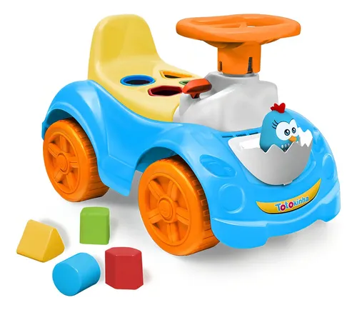 Totoka Andador Galinha Pintadinha Cardoso Toys Azul com Acessórios