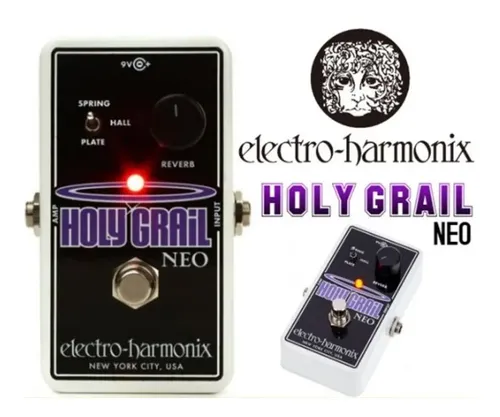 Pedal Electro Harmonix Holy Grail Neo Reverb C/ Nf-e Branco