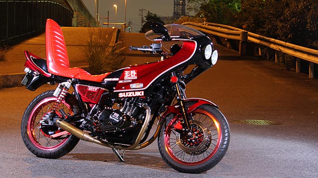 高旧車】SUZUKI GS400～盟友・ヨシムラのイメージを平成に移行した有名