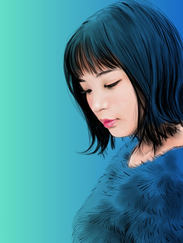 似顔絵『広瀬すずさん(@Suzu_Mg )』 #似顔絵 #イラスト