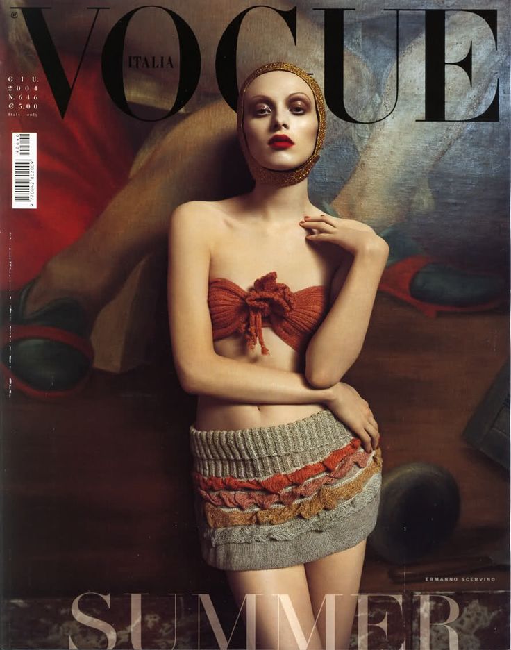 Vogue Italia June 2004: Karen Elson by Steven Meisel