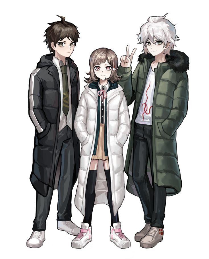 Danganronpa 七海 千秋,狛枝 凪斗,日向 創 - 12:05のイラスト - pixiv