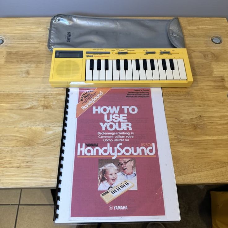 1982 Yamaha Handysound HS-501 Yellow