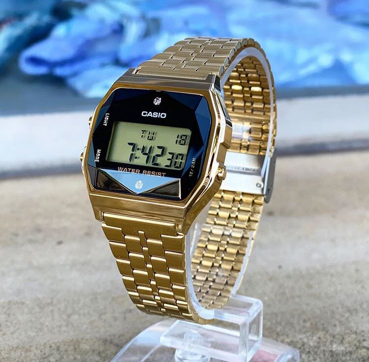 Casio A159WGED-1D🧡💎⌚️ | Casio watch, Casio, Cool watches