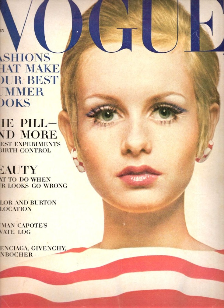 Twiggy Vogue cover 1967