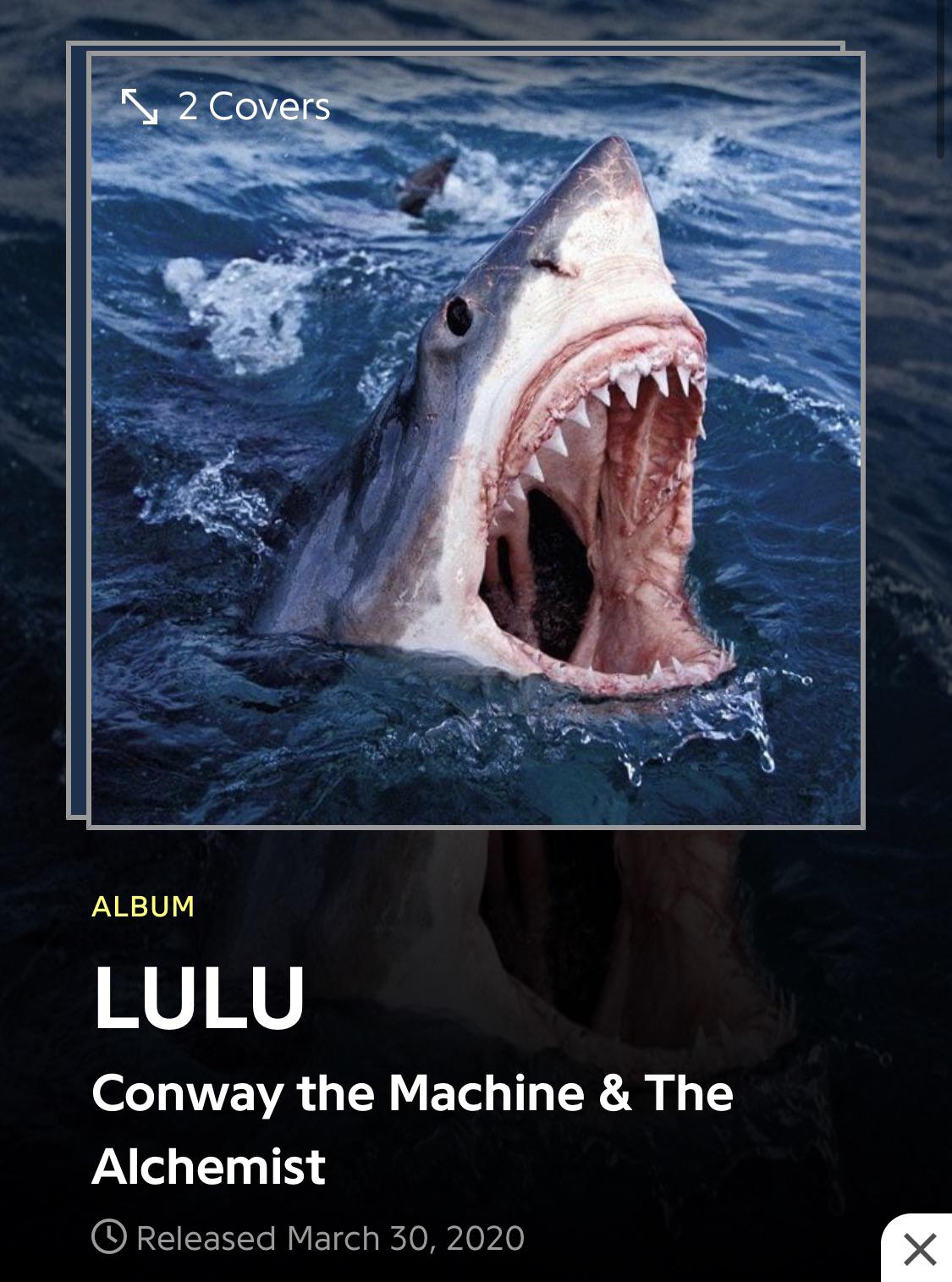 Conway & Alchemist dropped Lulu 1 year ago today! 3/30/20 How does