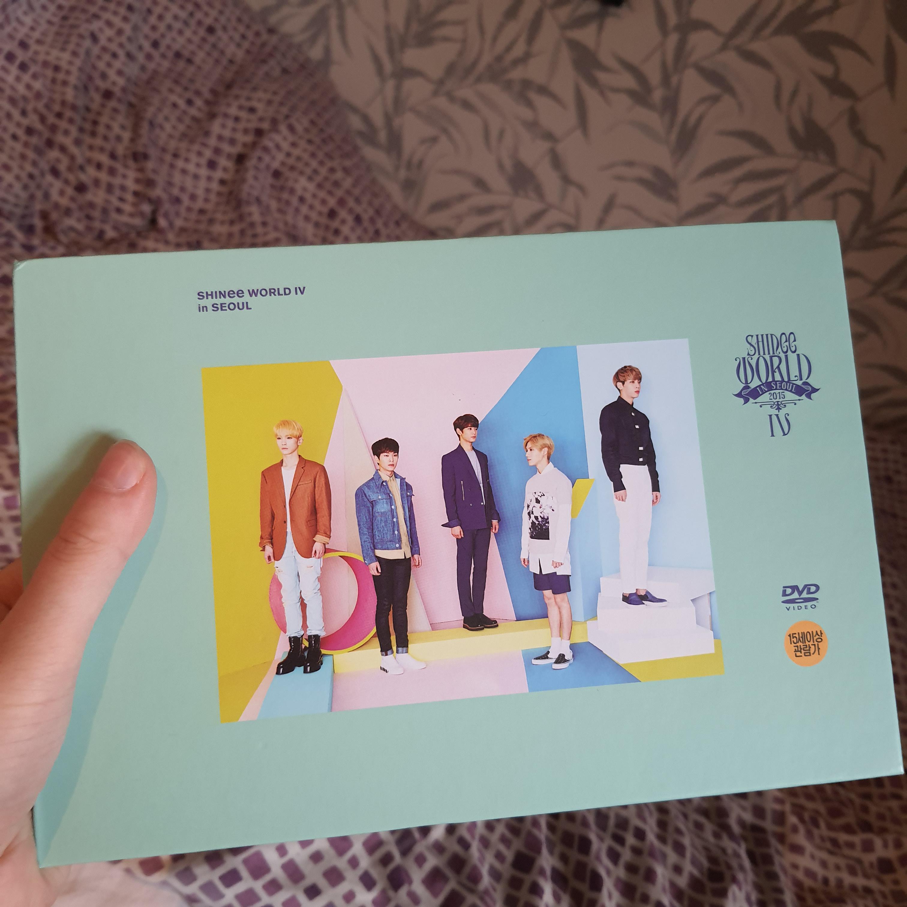 FINALLY GOT MY SHINEE WORLD IV CONCERT DVD!!!!! I've searched for